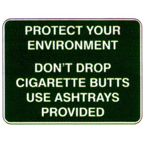 Poly 150x225mm Protect Your Envir. Dont Drop. Sign - made by Signage