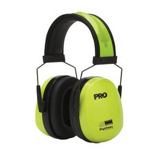 Class 5 Python Earmuffs Hi Vis - made by PRO Choice