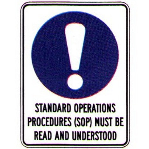 Class 1 Reflective Metal 600x4Standard Operat Understood Sign - made by Signage