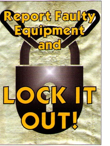 A3 Size Report Faulity Equip. Etc Poster - made by Signage