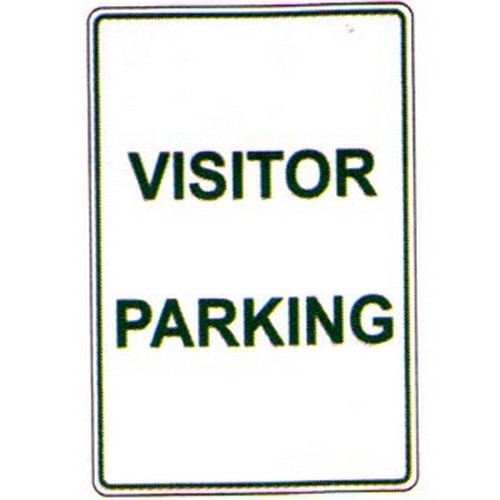 Metal 300x4Visitor Parking Sign - made by Signage