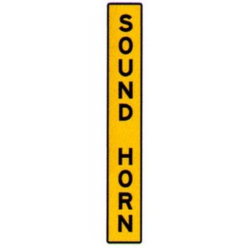 200x1000mm Poly For Flexipost Sound Horn Sign - made by Signage