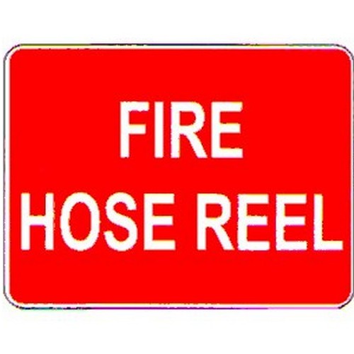 225x300mm Self Stick Fire Hose Reel Label - made by Signage