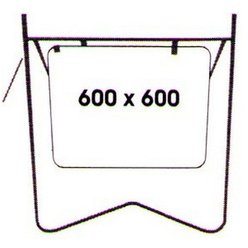 A Frame Swing Stand Road 600x600mm Signs - made by Signage