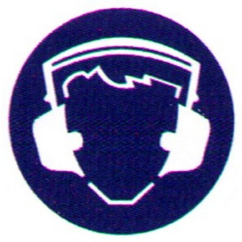 Self Stick Picto Hearing Prot. Label - made by Signage