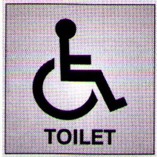 Symbol Handicapped Toilet(150x150) - made by Signage