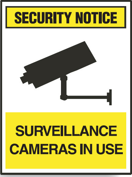 Security Safety Signs - B-PROTECTED Trade & Retail Suppliers