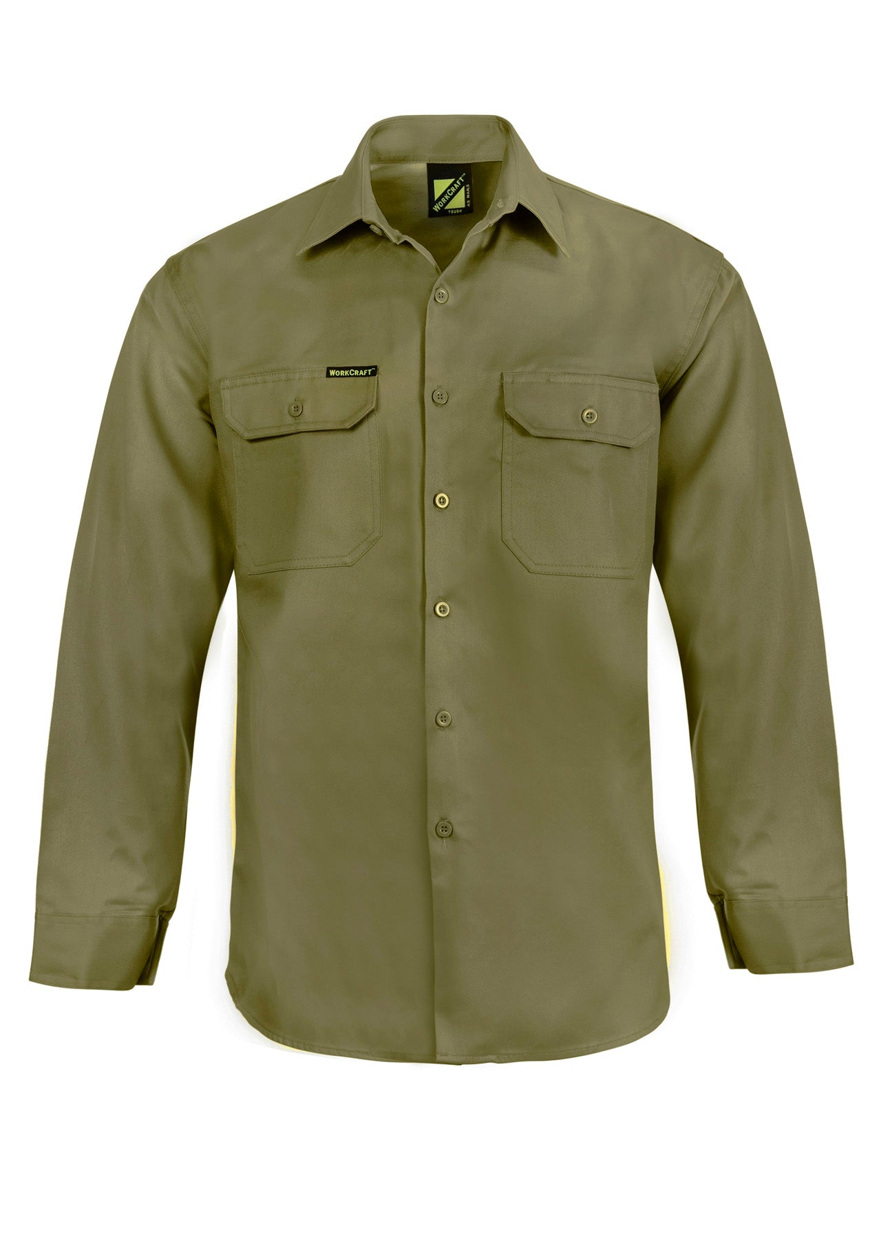 Long Sleeve Cotton Drill Shirt - made by Workcraft