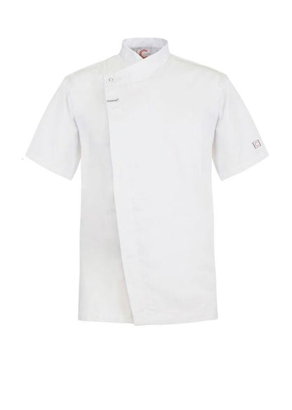 Short Sleeve Chefs Tunic with concealed front - made by ChefsCraft