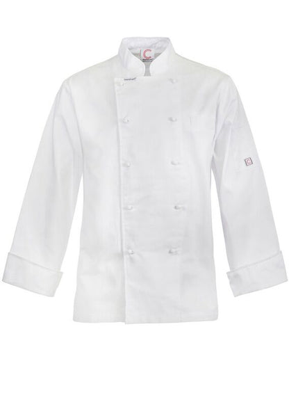 Lightweight Executive Long Sleeve Chefs Jacket - made by ChefsCraft