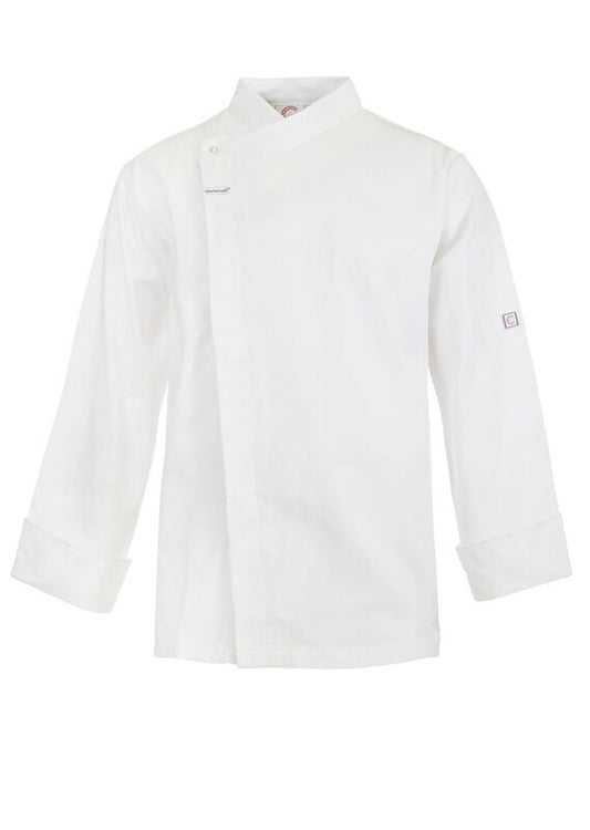 Long Sleeve Chefs Tunic with concealed front - made by ChefsCraft