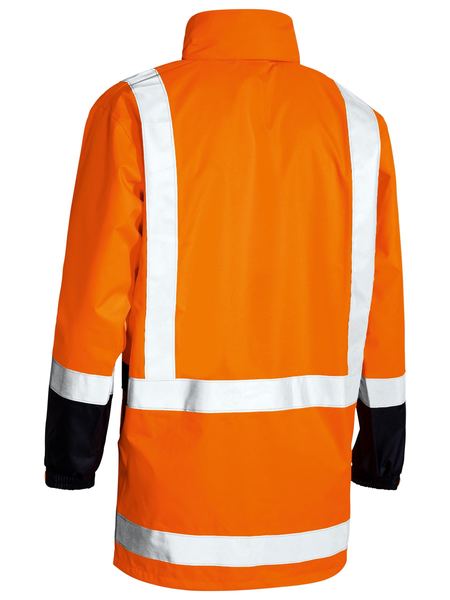 Taped Hi Vis Rain Shell Jacket - made by Bisley