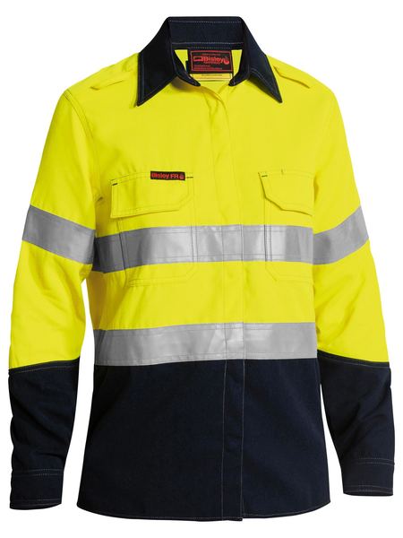 Tencate Tecasafe Plus 700 Womens Taped Hi Vis - made by Bisley