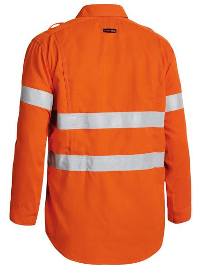 Tencate Tecasafe Plus 700 Taped Hi Vis Fr Vented Shirt - made by Bisley