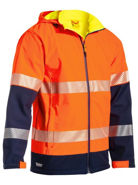 This product is made by Bisley and distributed by B-Protected. The Taped Hi Vis Ripstop Bonded Fleece Jacket has the part number of B-BJ6934T