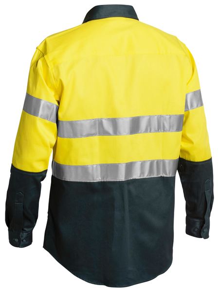 Taped Hi Vis Drill Shirt Long Sleeve - made by Bisley