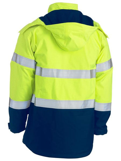 Taped Hi Vis Fr Wet Weather Shell Jacket - made by Bisley