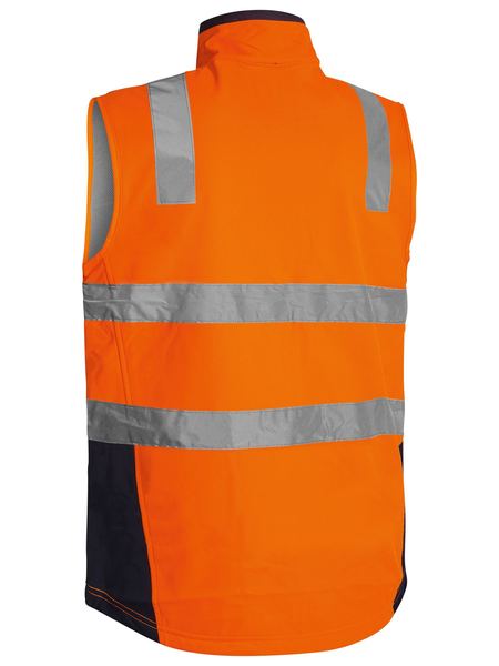 Taped Hi Vis Soft Shell Vest - made by Bisley