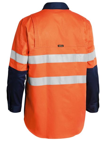 Taped Hi Vis Industrial Cool Vented Shirt - made by Bisley