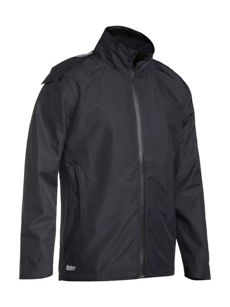 Lightweight Mini Ripstop Rain Jacket With Concealed Hood - made by Bisley