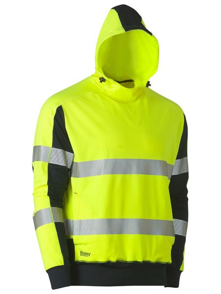 B-Protected distribute this product which is made by Bisley. The Taped Two Tone Hi Vis Contrast 4 Way Stretchy Hoodie has the part number of B-BK6815T