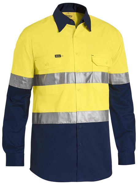 Taped Hi Vis Cool Lightweight Shirt - made by Bisley