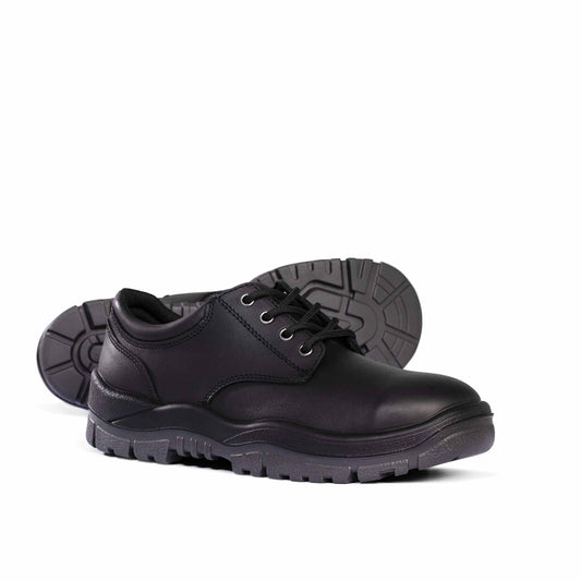Black Lace Up Safety Shoe