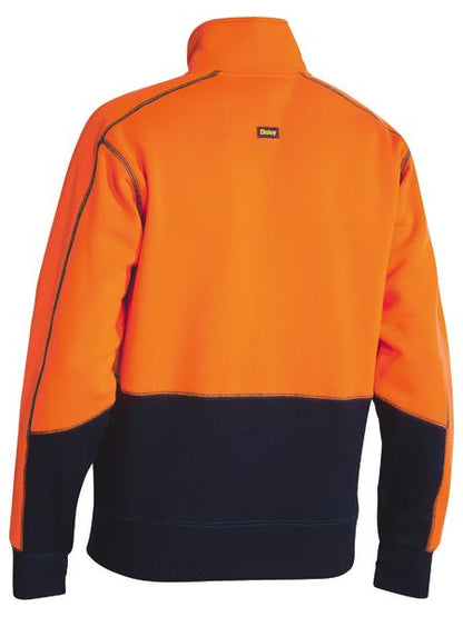 Hi Vis Fleece 1/4 Zip Pullover - made by Bisley