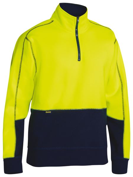 Hi Vis Fleece 1/4 Zip Pullover - made by Bisley