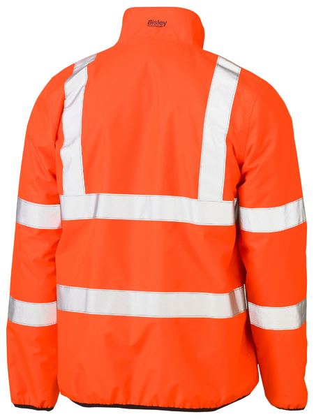 This product is made by Bisley and distributed by B-Protected. The Taped Hi Vis Reversible Puffer Jacket has the part number of B-BJ6350HT