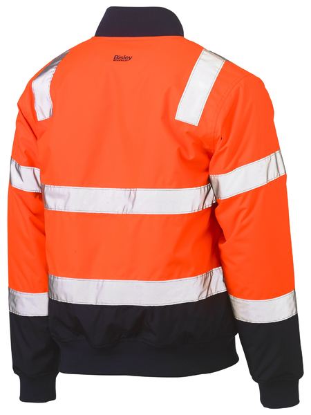 Taped Two Tone Hi Vis Bomber Jacket - made by Bisley