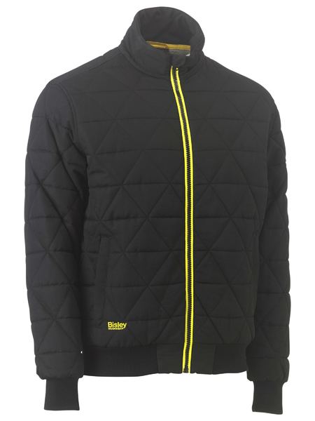 Diamond Quilted Bomber Jacket - made by Bisley