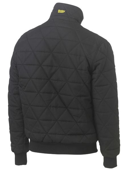 Diamond Quilted Bomber Jacket - made by Bisley