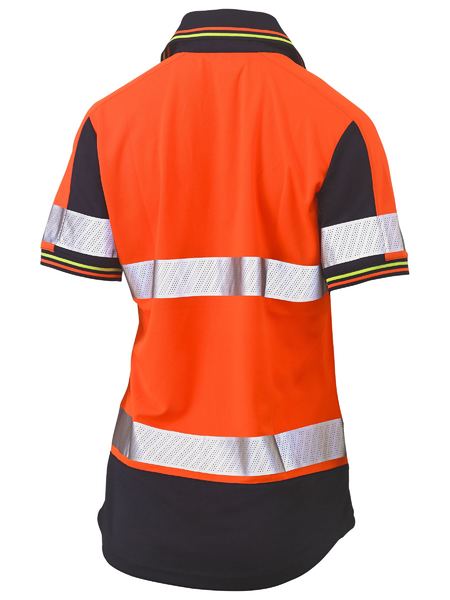 This product is made by Bisley and distributed by B-Protected. The Womens Short Sleeve Taped Two Tone Polo has the part number of B-BKL1225T