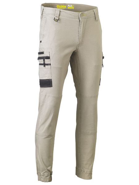 B-Protected distribute this product which is made by Bisley. The Flx And Move Stretch Cargo Cuffed Pants has the part number of B-BPC6334