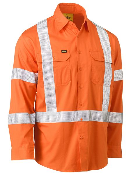 X Taped Biomotion Hi Vis Cool Lightweight Shirt - made by Bisley