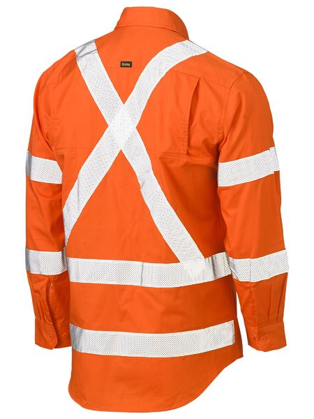 X Taped Biomotion Hi Vis Cool Lightweight Shirt - made by Bisley