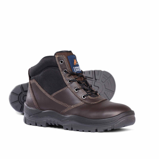 Brown Safety Boots