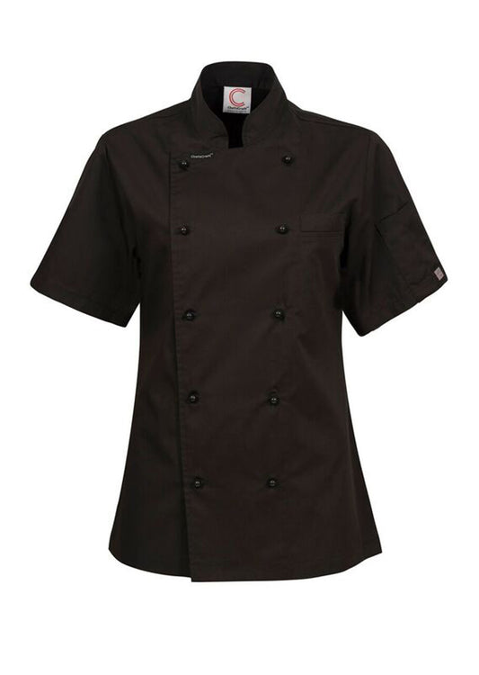 Womens Lightweight Executive Short Sleeve Chefs Jacket - made by ChefsCraft