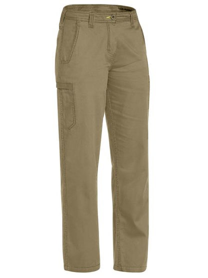 Womens Taped Cotton Cargo Pants - made by Bisley