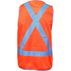 D/w Safety Vest X On Back - made by DNC