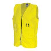 Yellow Cotton Safety Vest