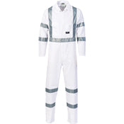 Rta White Coverall With Rfl Tape - made by DNC