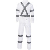 Rta White Coverall With Rfl Tape