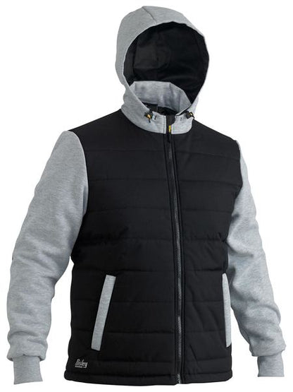 Flx And Move Contrast Puffer Fleece Hooded Jacket - made by Bisley