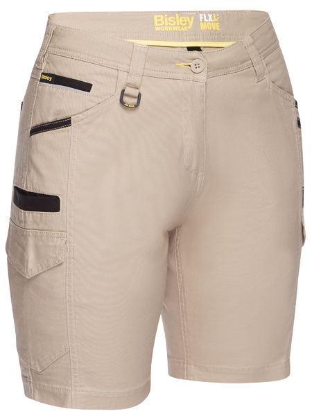 Womens Flx And Move Cargo Short - made by Bisley