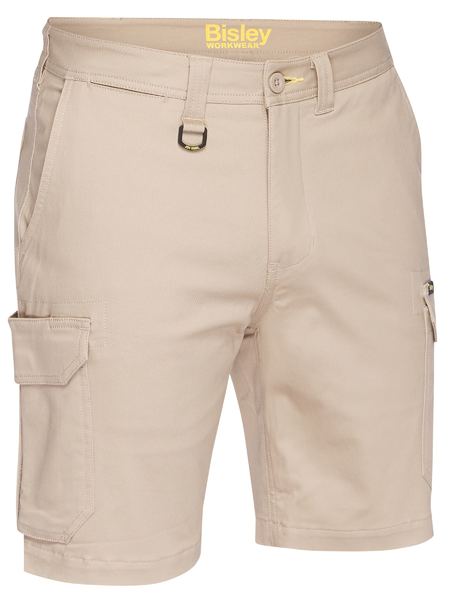 Stretch Cotton Drill Cargo Short - made by Bisley