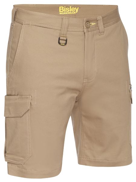 Stretch Cotton Drill Cargo Short - made by Bisley