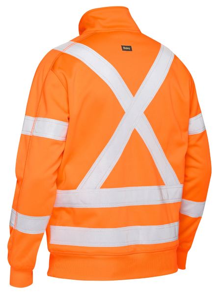 X Taped Hi Vis 1/4 Zip Pullover - made by Bisley