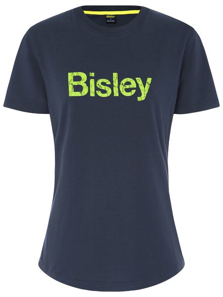 Womens Cotton Logo Tee - made by Bisley